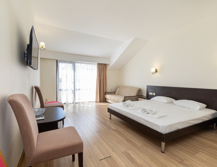 Полулюкс 2-местный 1-комнатный корпус Желтый - Отель «Апсара» Пицунда