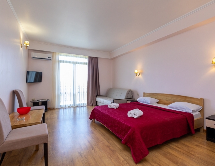 Полулюкс 2-местный 1-комнатный корпус Белый - Отель «Апсара» Пицунда