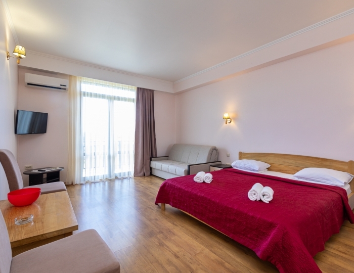 Полулюкс 2-местный 1-комнатный корпус Белый - Отель «Апсара» Пицунда