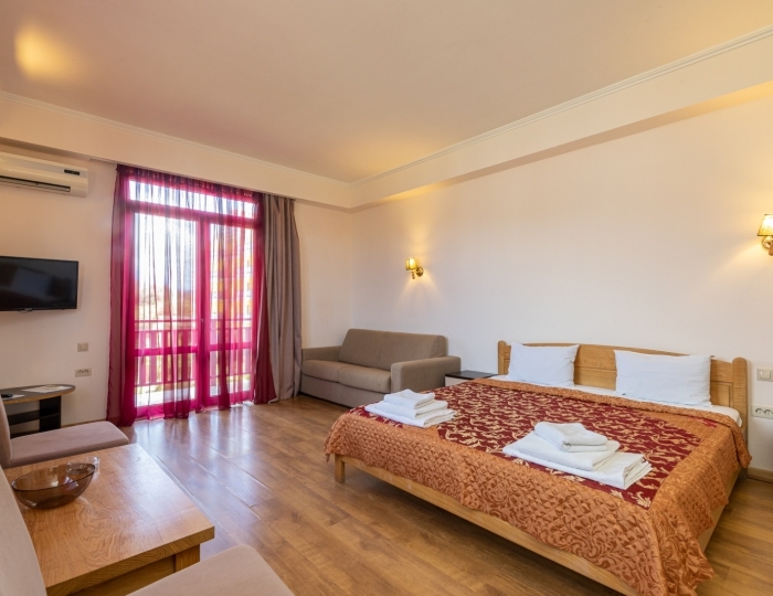 Полулюкс 2-местный 1-комнатный корпус Белый - Отель «Апсара» Пицунда