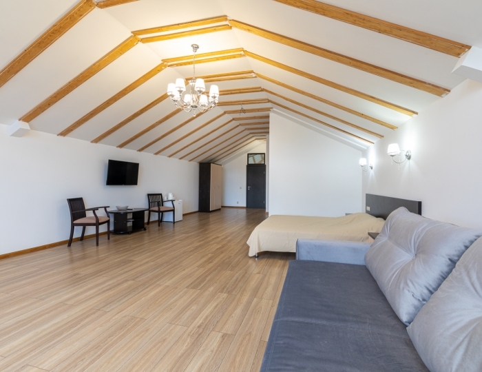 Полулюкс 2-местный 1-комнатный  Видовой корпус Желтый - Отель «Апсара» Пицунда