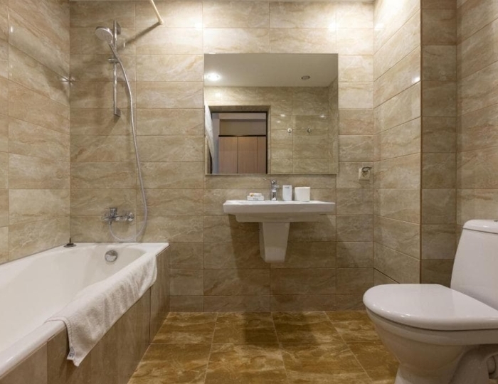 Стандарт 2-местный 1-комнатный Стандарт корпус Желтый - Отель «Апсара» Пицунда